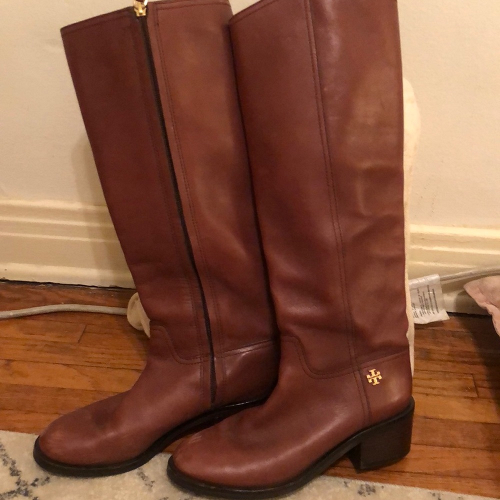 Tory Burch boots- Brown/cognac